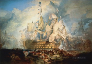 風景 Painting - トラファルガー海戦